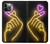 S3512 Cute Mini Heart Neon Graphic Hülle Schutzhülle Taschen für iPhone 12, iPhone 12 Pro