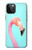 S3708 Pink Flamingo Hülle Schutzhülle Taschen für iPhone 12, iPhone 12 Pro