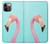 S3708 Pink Flamingo Hülle Schutzhülle Taschen für iPhone 12, iPhone 12 Pro