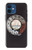 S0059 Retro Rotary Phone Dial On Hülle Schutzhülle Taschen für iPhone 12 mini