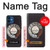 S0059 Retro Rotary Phone Dial On Hülle Schutzhülle Taschen für iPhone 12 mini