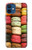 S0080 Macarons Hülle Schutzhülle Taschen für iPhone 12 mini
