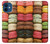 S0080 Macarons Hülle Schutzhülle Taschen für iPhone 12 mini
