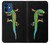 S0125 Green Madagascan Gecko Hülle Schutzhülle Taschen für iPhone 12 mini