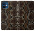S0553 Snake Skin Hülle Schutzhülle Taschen für iPhone 12 mini