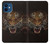 S0575 Tiger Face Hülle Schutzhülle Taschen für iPhone 12 mini