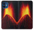 S0745 Volcano Lava Hülle Schutzhülle Taschen für iPhone 12 mini