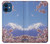 S1060 Mount Fuji Sakura Cherry Blossom Hülle Schutzhülle Taschen für iPhone 12 mini