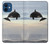 S1349 Killer whale Orca Hülle Schutzhülle Taschen für iPhone 12 mini
