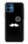 S1946 Sir Mustache Minimalism Hülle Schutzhülle Taschen für iPhone 12 mini