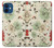 S2179 Flower Floral Vintage Art Pattern Hülle Schutzhülle Taschen für iPhone 12 mini