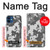S2186 Gray Camo Camouflage Graphic Printed Hülle Schutzhülle Taschen für iPhone 12 mini