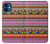 S2292 Aztec Tribal Pattern Hülle Schutzhülle Taschen für iPhone 12 mini