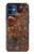 S2714 Rust Steel Texture Graphic Printed Hülle Schutzhülle Taschen für iPhone 12 mini