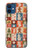S2854 Cute Xmas Pattern Hülle Schutzhülle Taschen für iPhone 12 mini