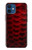 S2879 Red Arowana Fish Scale Hülle Schutzhülle Taschen für iPhone 12 mini