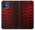 S2879 Red Arowana Fish Scale Hülle Schutzhülle Taschen für iPhone 12 mini