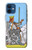 S3068 Tarot Card Queen of Swords Hülle Schutzhülle Taschen für iPhone 12 mini