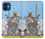 S3068 Tarot Card Queen of Swords Hülle Schutzhülle Taschen für iPhone 12 mini