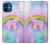 S3070 Rainbow Unicorn Pastel Sky Hülle Schutzhülle Taschen für iPhone 12 mini