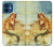 S3184 Little Mermaid Painting Hülle Schutzhülle Taschen für iPhone 12 mini