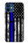 S3244 Thin Blue Line USA Hülle Schutzhülle Taschen für iPhone 12 mini