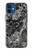 S3251 Batik Flower Pattern Hülle Schutzhülle Taschen für iPhone 12 mini