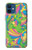 S3273 Flower Line Art Pattern Hülle Schutzhülle Taschen für iPhone 12 mini