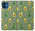 S3285 Avocado Fruit Pattern Hülle Schutzhülle Taschen für iPhone 12 mini