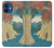 S3348 Utagawa Hiroshige The Monkey Bridge Hülle Schutzhülle Taschen für iPhone 12 mini