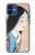 S3483 Japan Beauty Kimono Hülle Schutzhülle Taschen für iPhone 12 mini