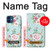 S3494 Vintage Rose Polka Dot Hülle Schutzhülle Taschen für iPhone 12 mini