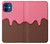 S3754 Strawberry Ice Cream Cone Hülle Schutzhülle Taschen für iPhone 12 mini