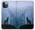 S0935 Wolf Howling in Forest Hülle Schutzhülle Taschen für iPhone 12 Pro Max