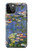 S0997 Claude Monet Water Lilies Hülle Schutzhülle Taschen für iPhone 12 Pro Max