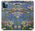 S0997 Claude Monet Water Lilies Hülle Schutzhülle Taschen für iPhone 12 Pro Max