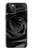 S1598 Black Rose Hülle Schutzhülle Taschen für iPhone 12 Pro Max