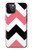 S1849 Pink Black Chevron Zigzag Hülle Schutzhülle Taschen für iPhone 12 Pro Max