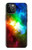 S2312 Colorful Rainbow Space Galaxy Hülle Schutzhülle Taschen für iPhone 12 Pro Max