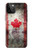 S2490 Canada Maple Leaf Flag Texture Hülle Schutzhülle Taschen für iPhone 12 Pro Max
