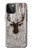 S2505 Reindeer Head Old Wood Texture Graphic Hülle Schutzhülle Taschen für iPhone 12 Pro Max