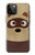 S2825 Cute Cartoon Raccoon Hülle Schutzhülle Taschen für iPhone 12 Pro Max