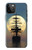 S2897 Pirate Ship Moon Night Hülle Schutzhülle Taschen für iPhone 12 Pro Max