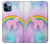 S3070 Rainbow Unicorn Pastel Sky Hülle Schutzhülle Taschen für iPhone 12 Pro Max