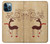 S3081 Wooden Raindeer Graphic Printed Hülle Schutzhülle Taschen für iPhone 12 Pro Max