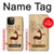 S3081 Wooden Raindeer Graphic Printed Hülle Schutzhülle Taschen für iPhone 12 Pro Max