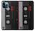 S3516 Vintage Cassette Tape Hülle Schutzhülle Taschen für iPhone 12 Pro Max