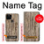 S0600 Wood Graphic Printed Hülle Schutzhülle Taschen für Google Pixel 5
