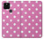 S2358 Pink Polka Dots Hülle Schutzhülle Taschen für Google Pixel 5