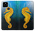 S2444 Seahorse Underwater World Hülle Schutzhülle Taschen für Google Pixel 5